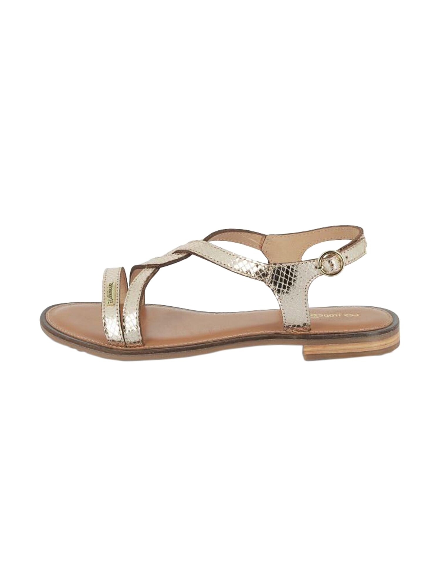 Les Tropéziennes Sandaal 'Ledersandalen „Les Hastral“' Goud