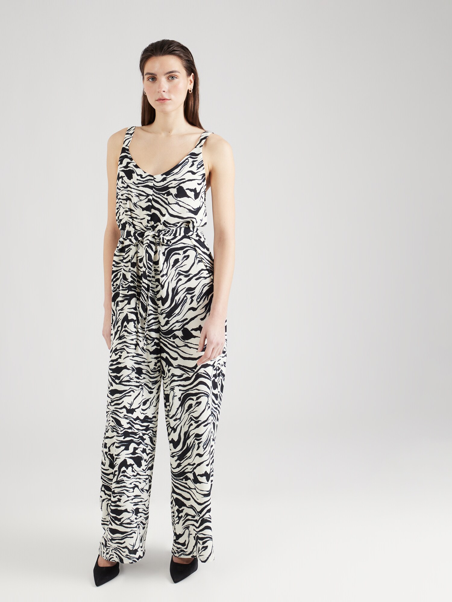 VERO MODA Kezeslábas 'ILONA'  krém / fekete termék 2. képe
