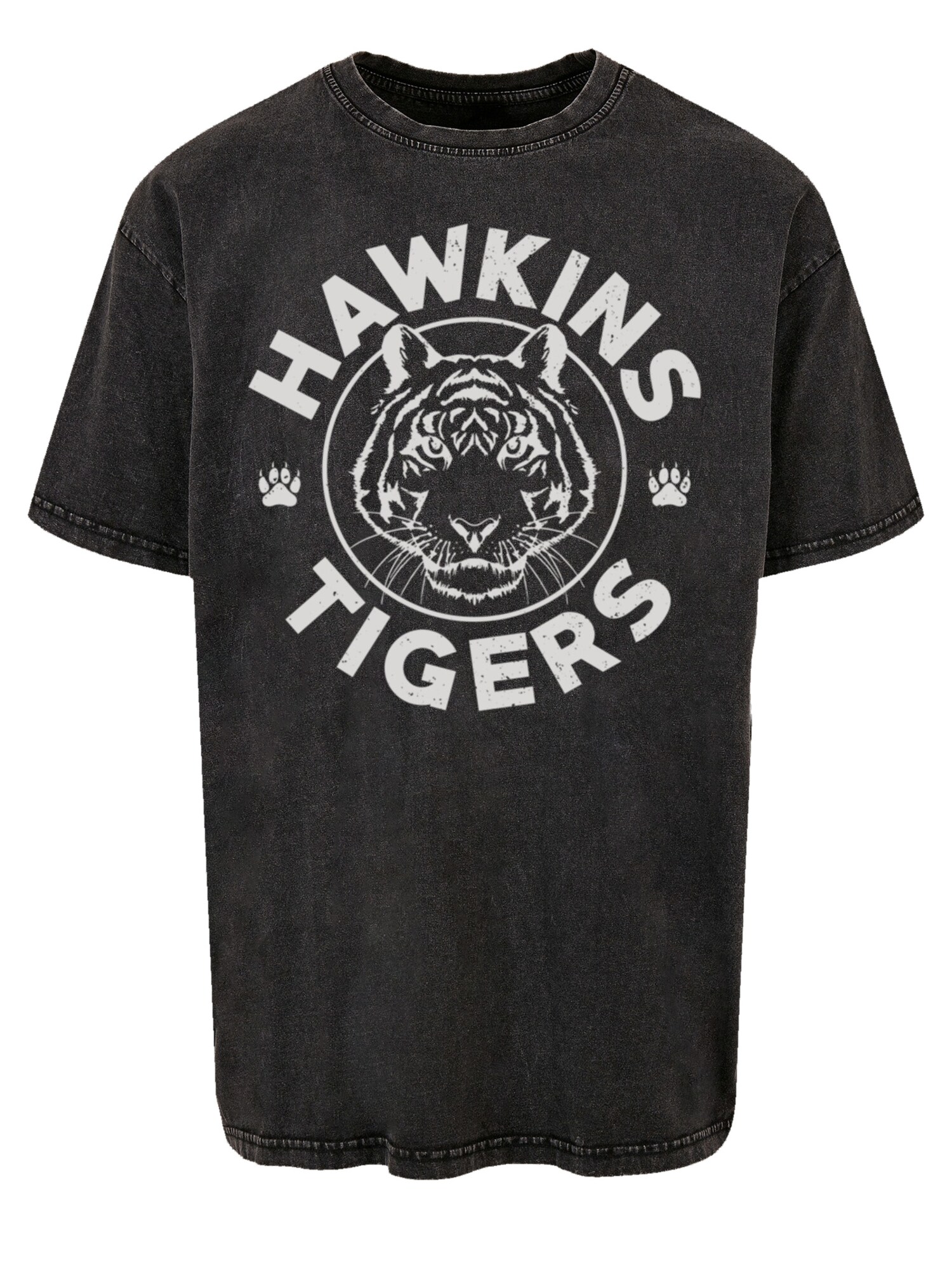 Thumbnail - F4NT4STIC T-Shirt Stranger Things Hawkins Grey Tiger Netflix TV Series