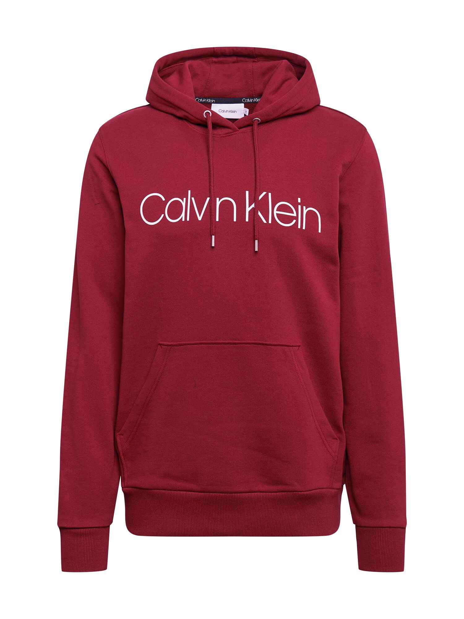 Calvin Klein Megztinis be užsegimo  vyšninė spalva / balta