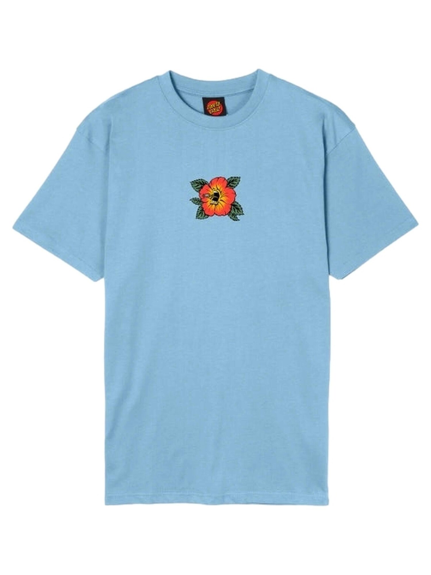 Santa Cruz Camiseta 'Camiseta santa cruz azul screaming hibiscus front tee'  azul – imagen 2