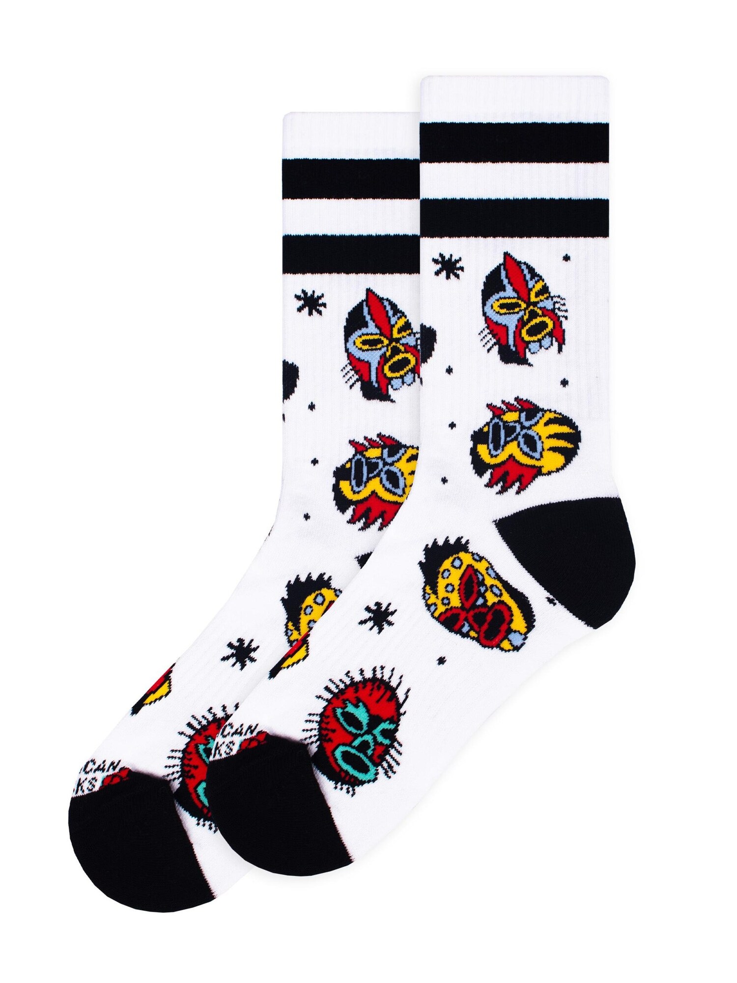 American Socks Calcetines 'El Luchador'  blanco