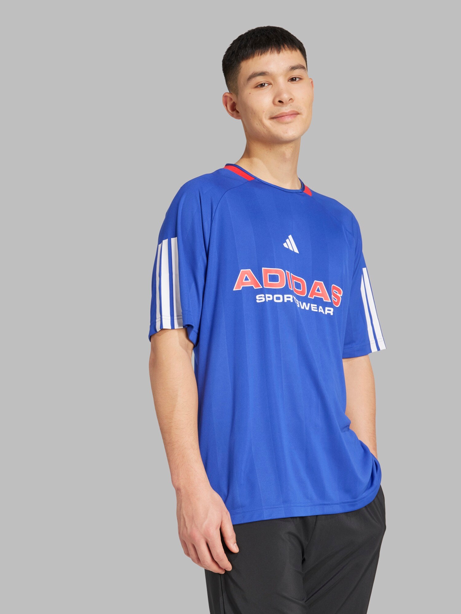 ADIDAS SPORTSWEAR Funkčné tričko 'Tiro' kráľovská modrá / brusnicová / biela (obrázok 3)