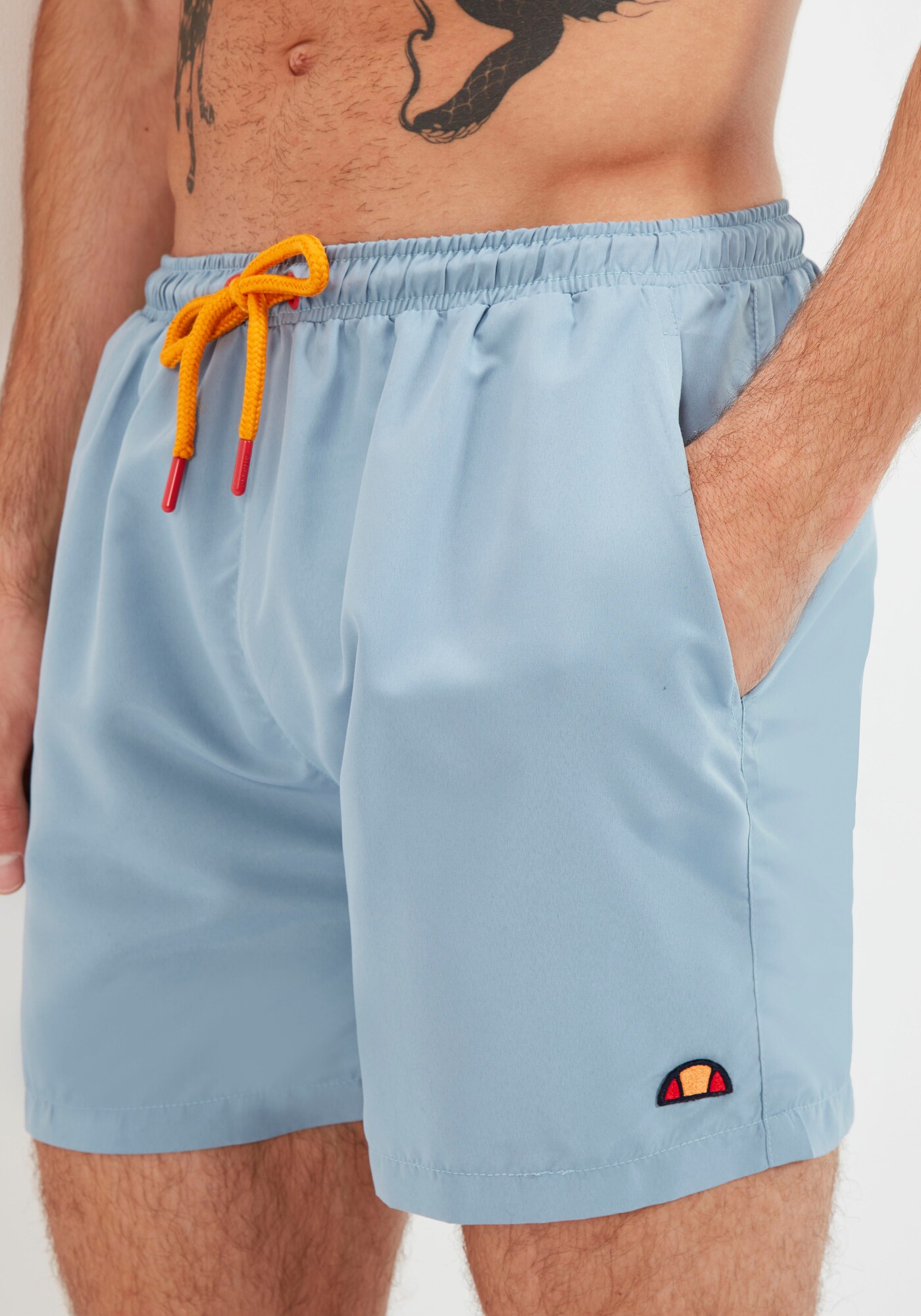 ELLESSE Rövid fürdőnadrágok  világoskék / narancs / piros / fekete termék 2. képe