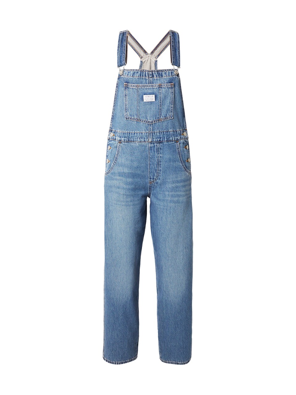 Hängseljeans 'Vintage Denim Overalls'