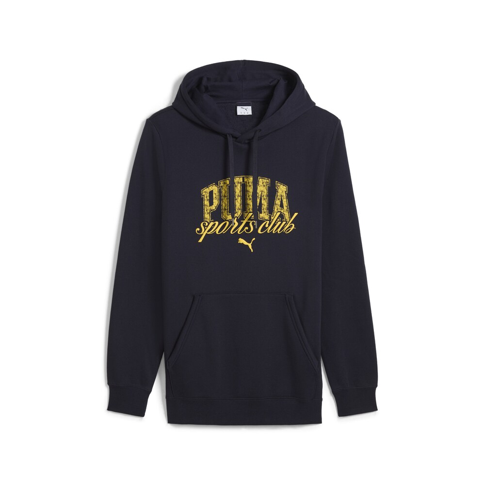 PUMA Sweatshirt Herren Größe XXL nachtblau / gelb