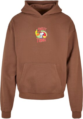 Merchcode Sweatshirt ‘Peanuts – Sweet thing’ Bruin / Gemengde kleuren