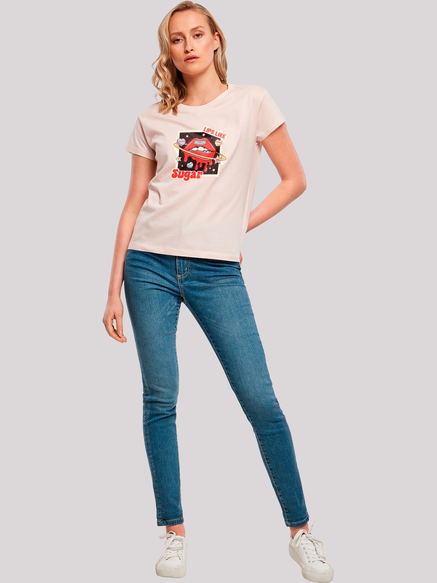Thumbnail - F4NT4STIC T-Shirt Lips Like Sugar Retro Fashion Valentinstag