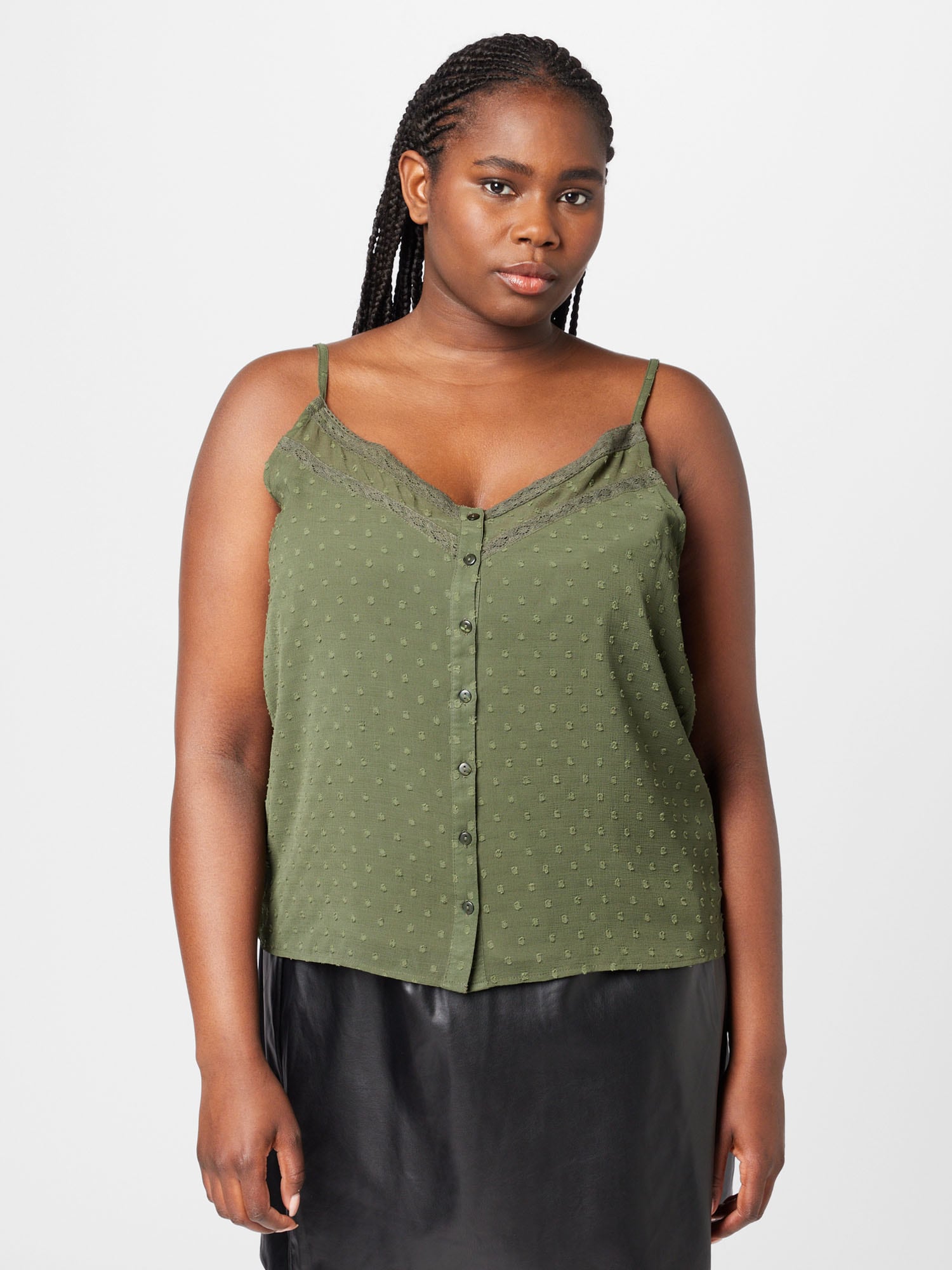 ABOUT YOU Curvy Top 'Tania'  khaki termék 2. képe