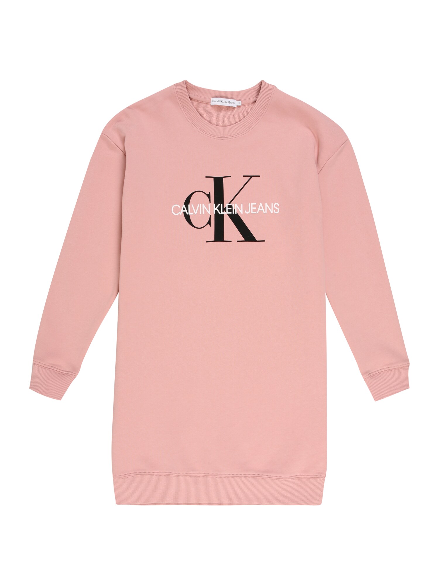 Calvin Klein Jeans Suknelė  ryškiai rožinė spalva / balta / juoda