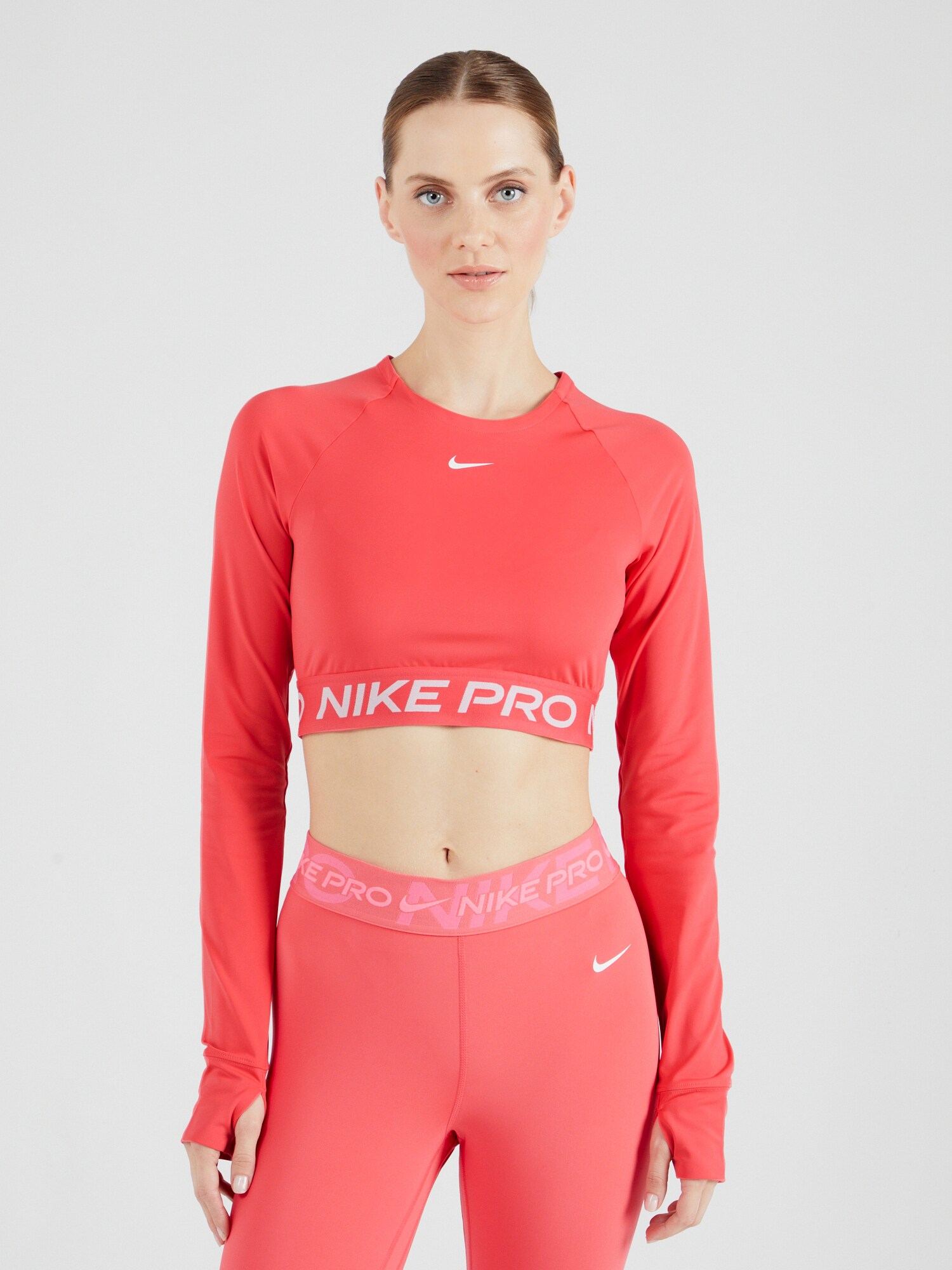 NIKE Funkcionális felső 'Pro'  rózsaszín / piszkosfehér termék 2. képe