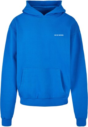 9N1M SENSE Sweatshirt ‘Star’ Kobaltblauw / Wit