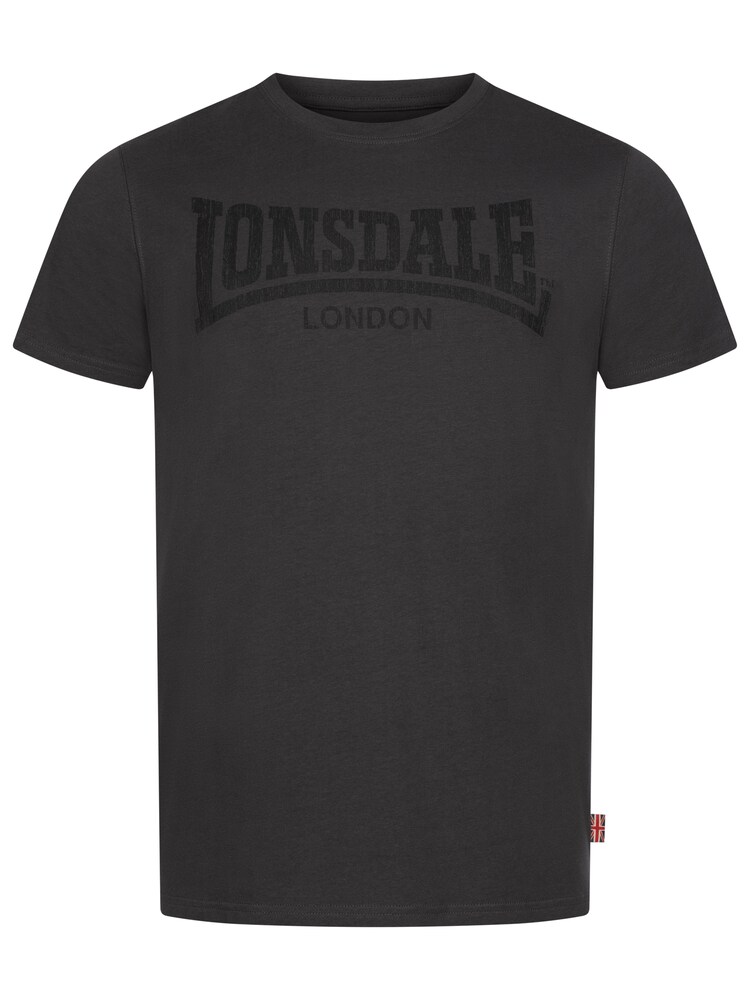 LONSDALE Shirt 'KAI ' Herren Größe XL anthrazit / schwarz