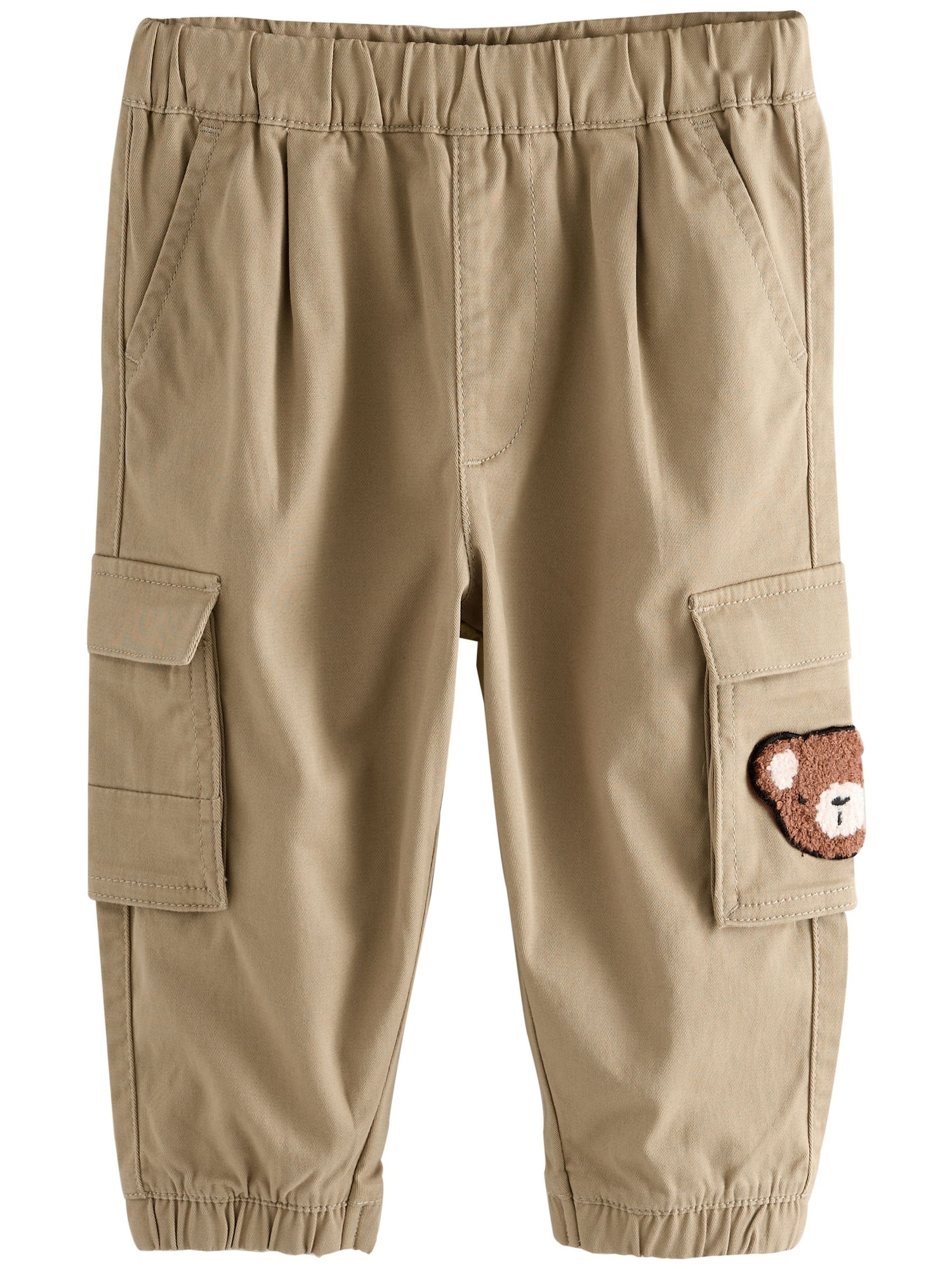 Next Pantaloni  maro / maro mokka / negru / alb