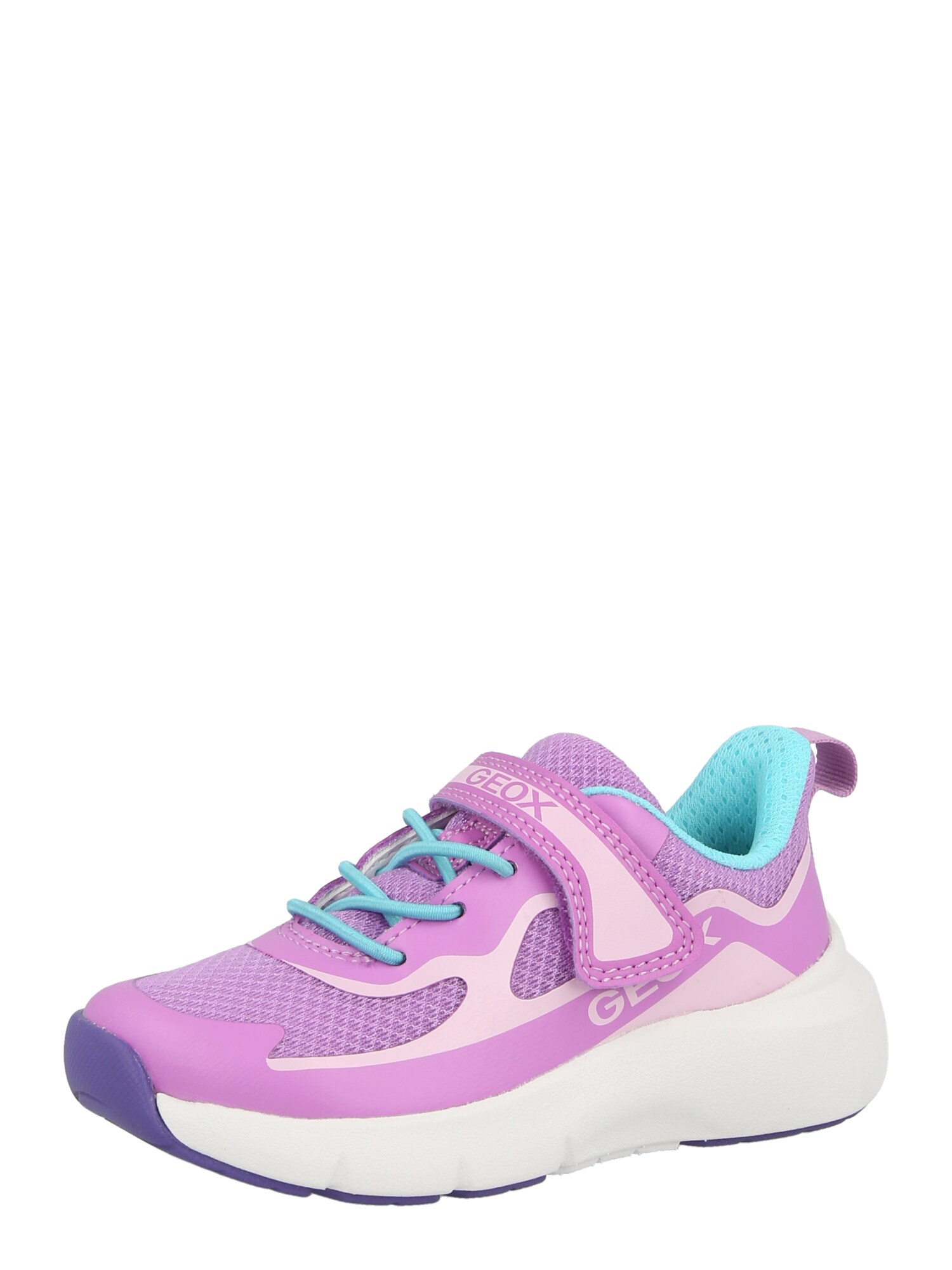 GEOX Sneaker PRO-RAN  albastru aqua / lila / mov orhidee / roz