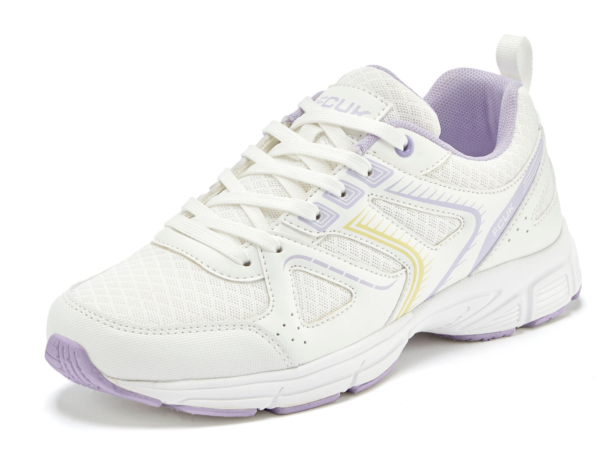 FCUK Sneaker low  lila / alb