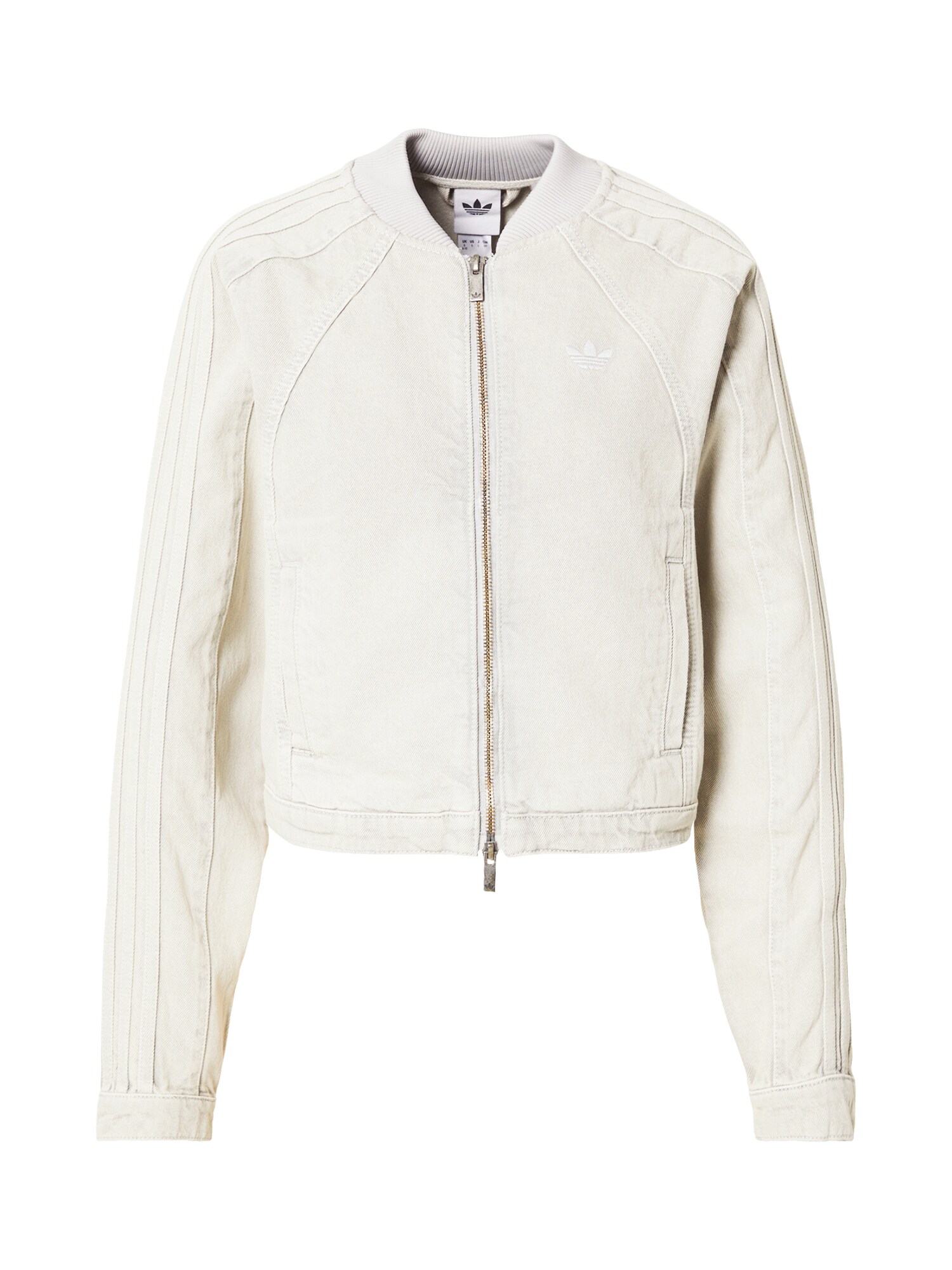 ADIDAS ORIGINALS Prechodná bunda 'SST TT D'  svetlosivá