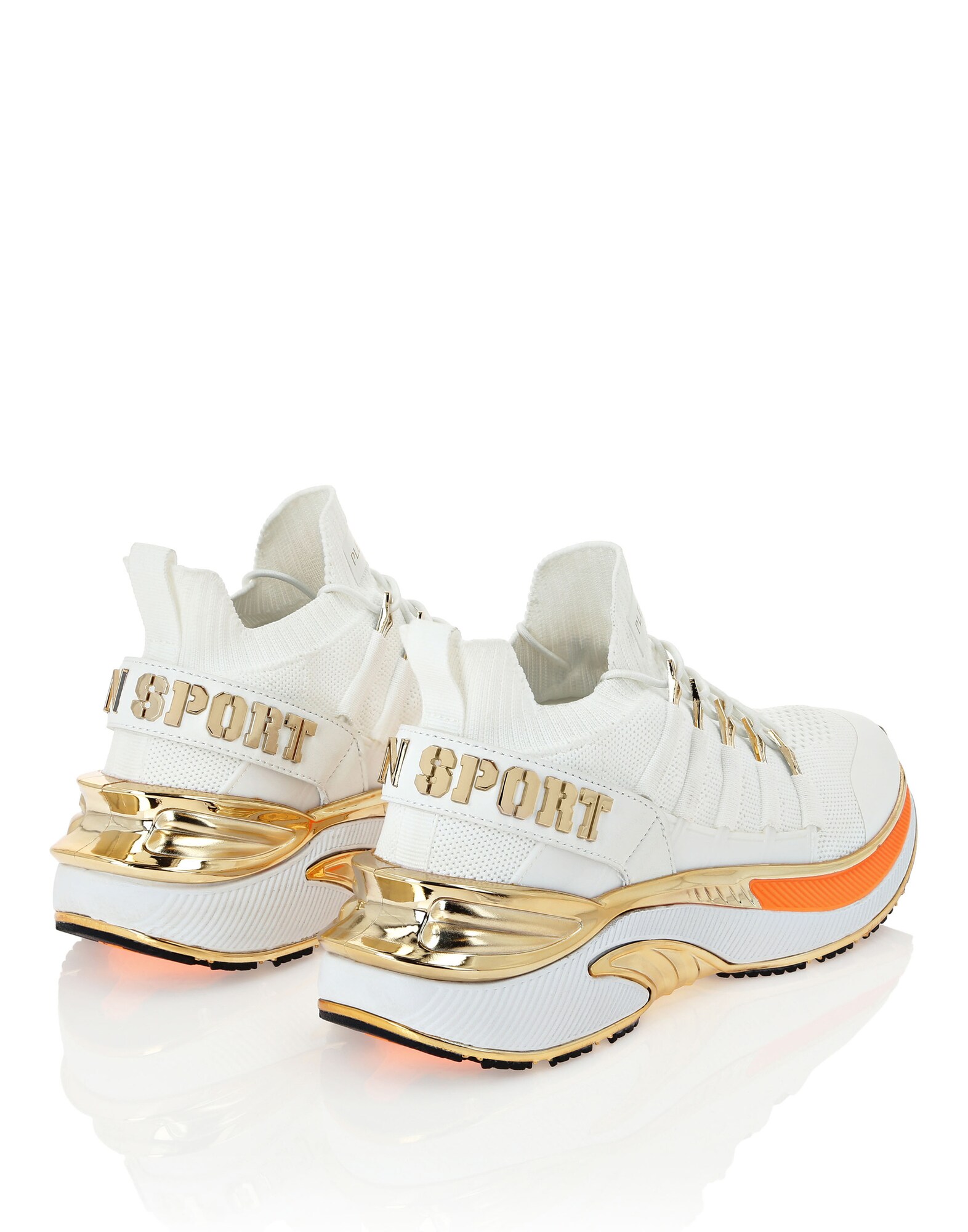 Plein Sport Zapatillas deportivas bajas 'Chrome Surfer'  oro / blanco – imagen 3