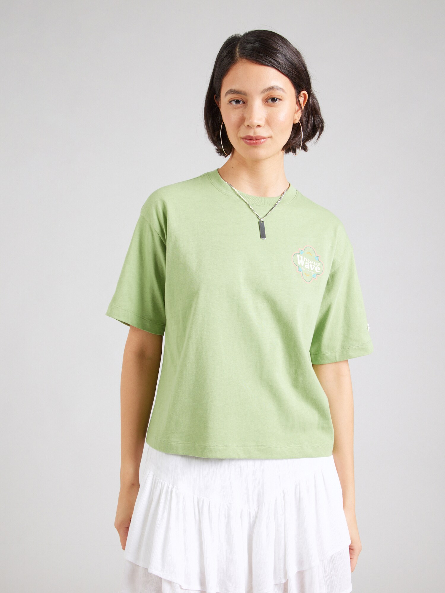 Champion Authentic Athletic Apparel Póló  ciánkék / világoszöld / málna / fehér termék 2. képe