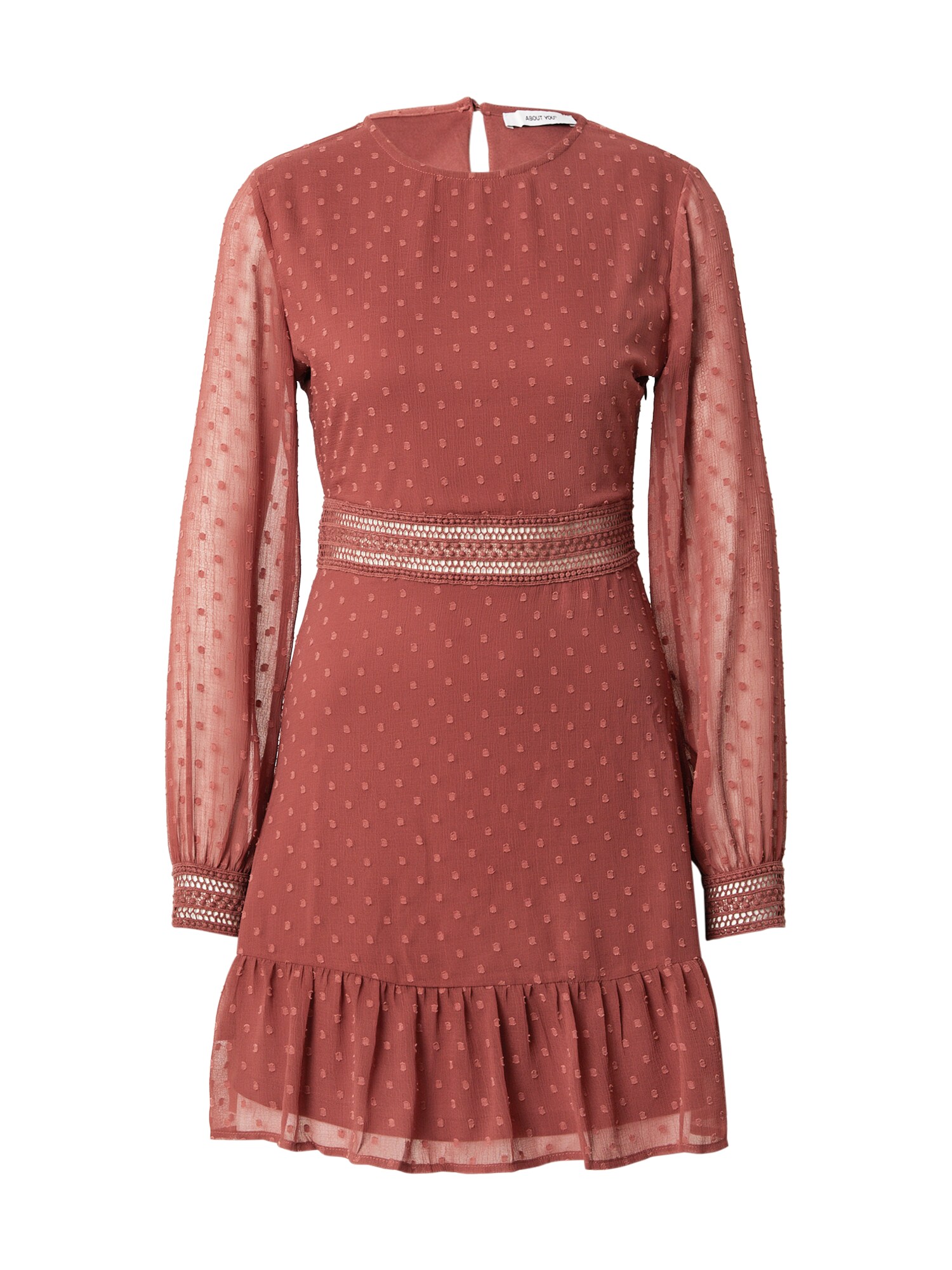 ABOUT YOU Rochie Rose  maro ruginiu