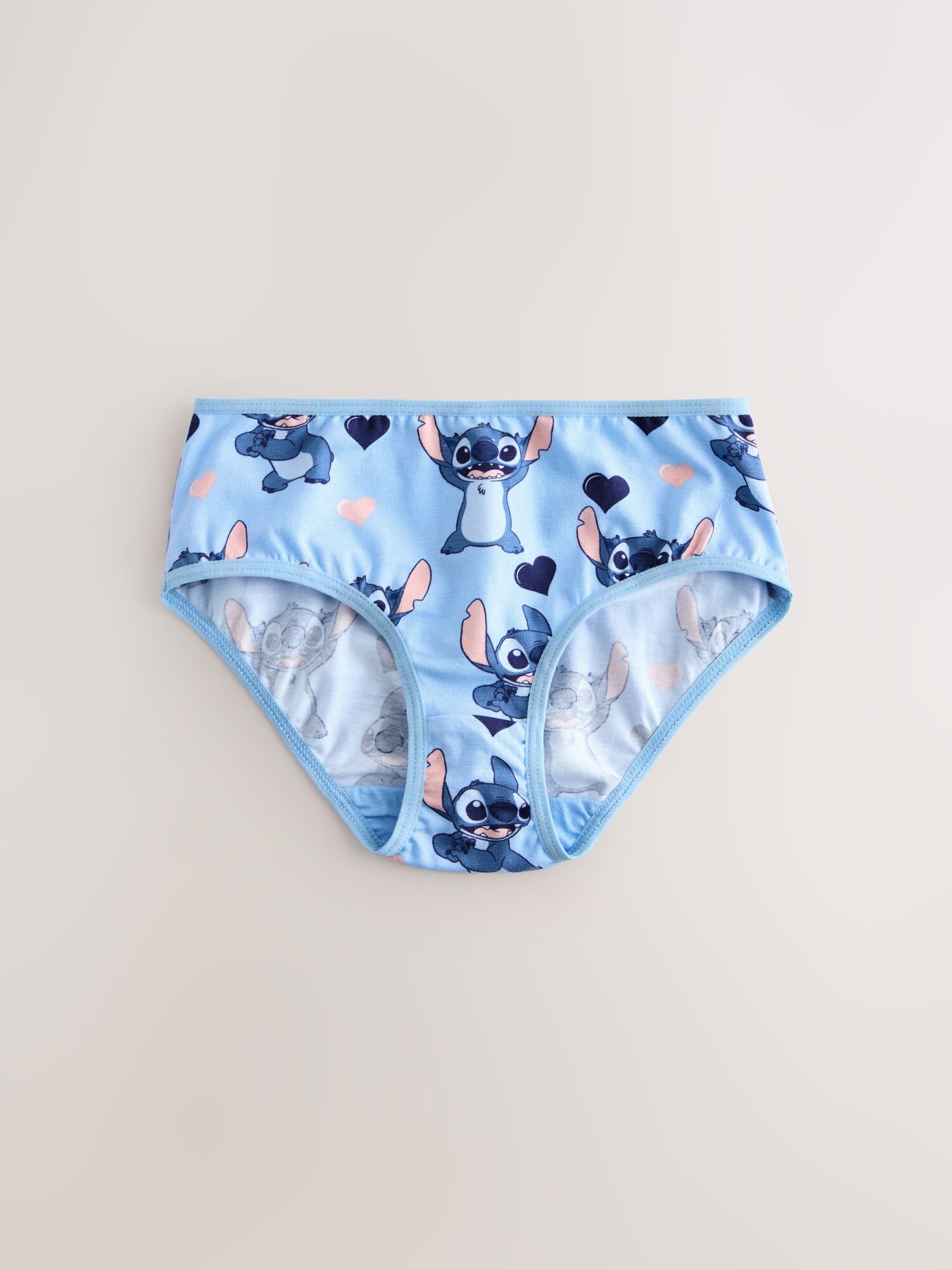 Next Calzoncillo 'Lilo & Stitch'  beige claro / azul cielo / gris moteado / talco – imagen 4