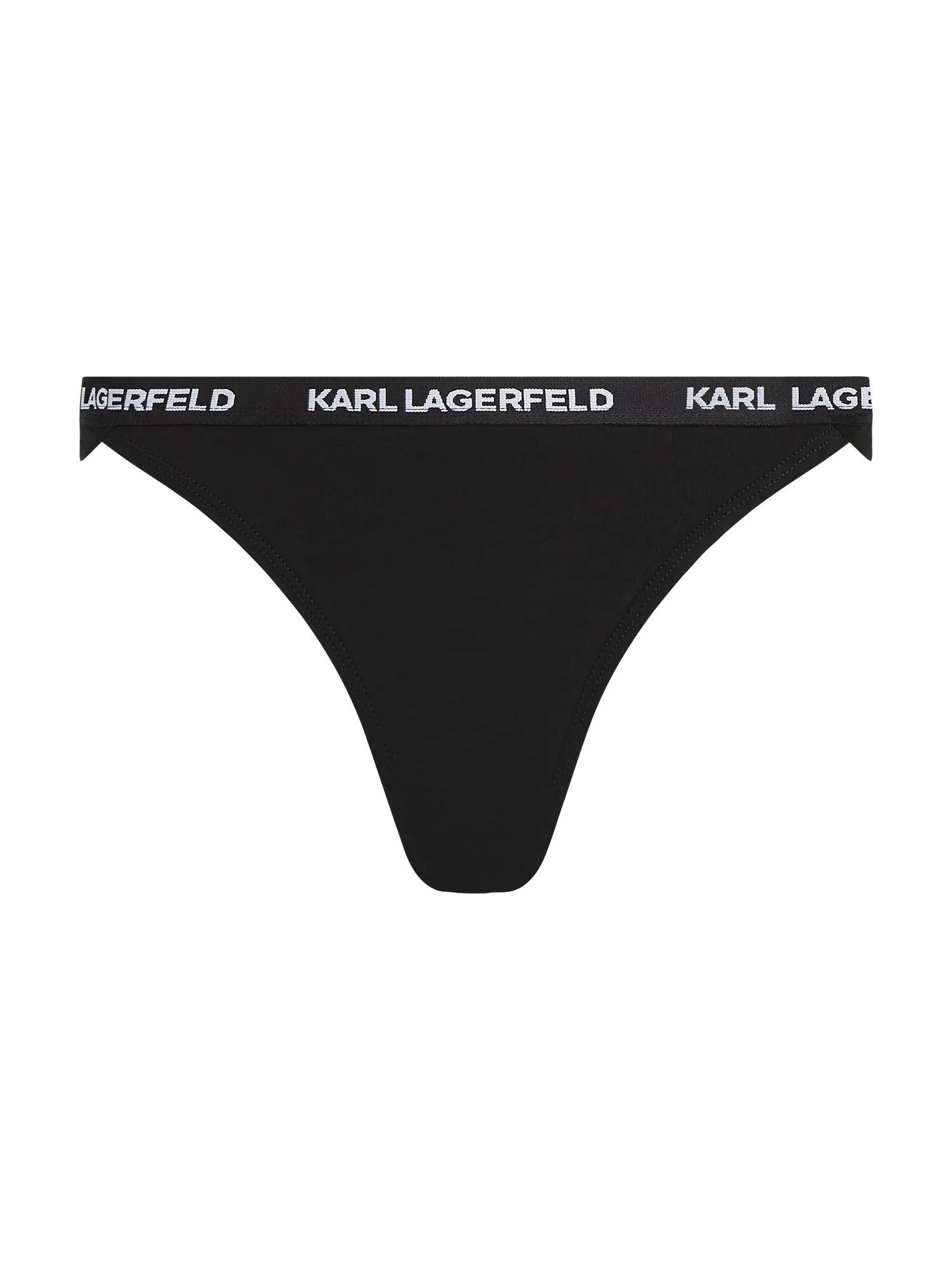 Karl Lagerfeld Nohavičky  čierna