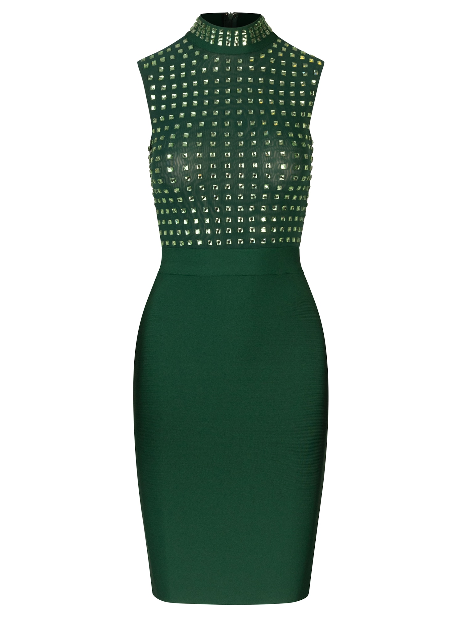Kraimod Rochie  verde închis / argintiu