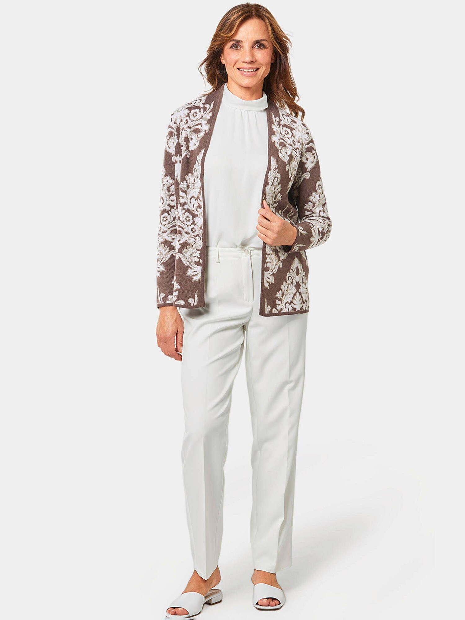 Thumbnail - Goldner Strickjacke