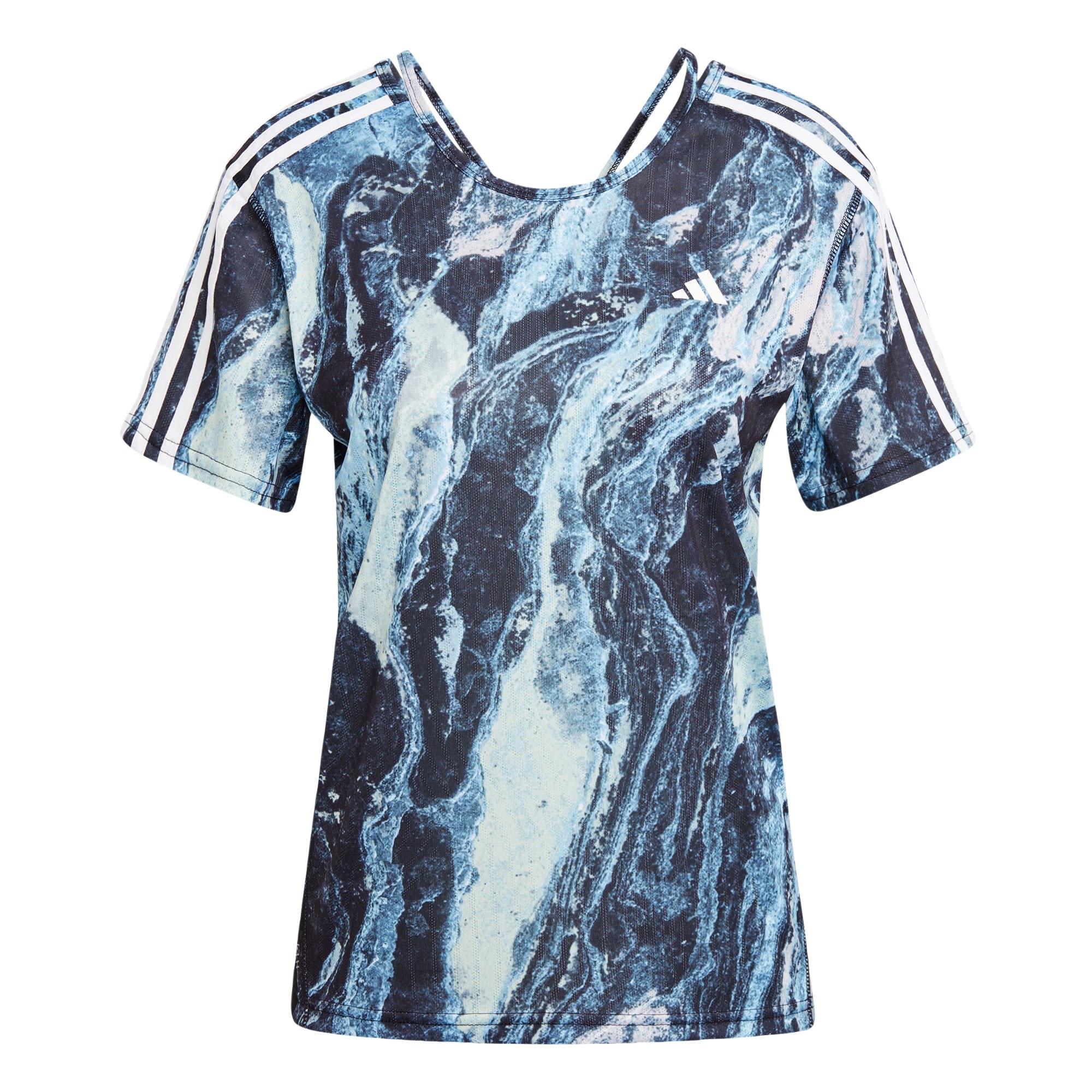 ADIDAS PERFORMANCE Funkčné tričko 'Move for the Planet'  modrá / námornícka modrá / vodová / biela