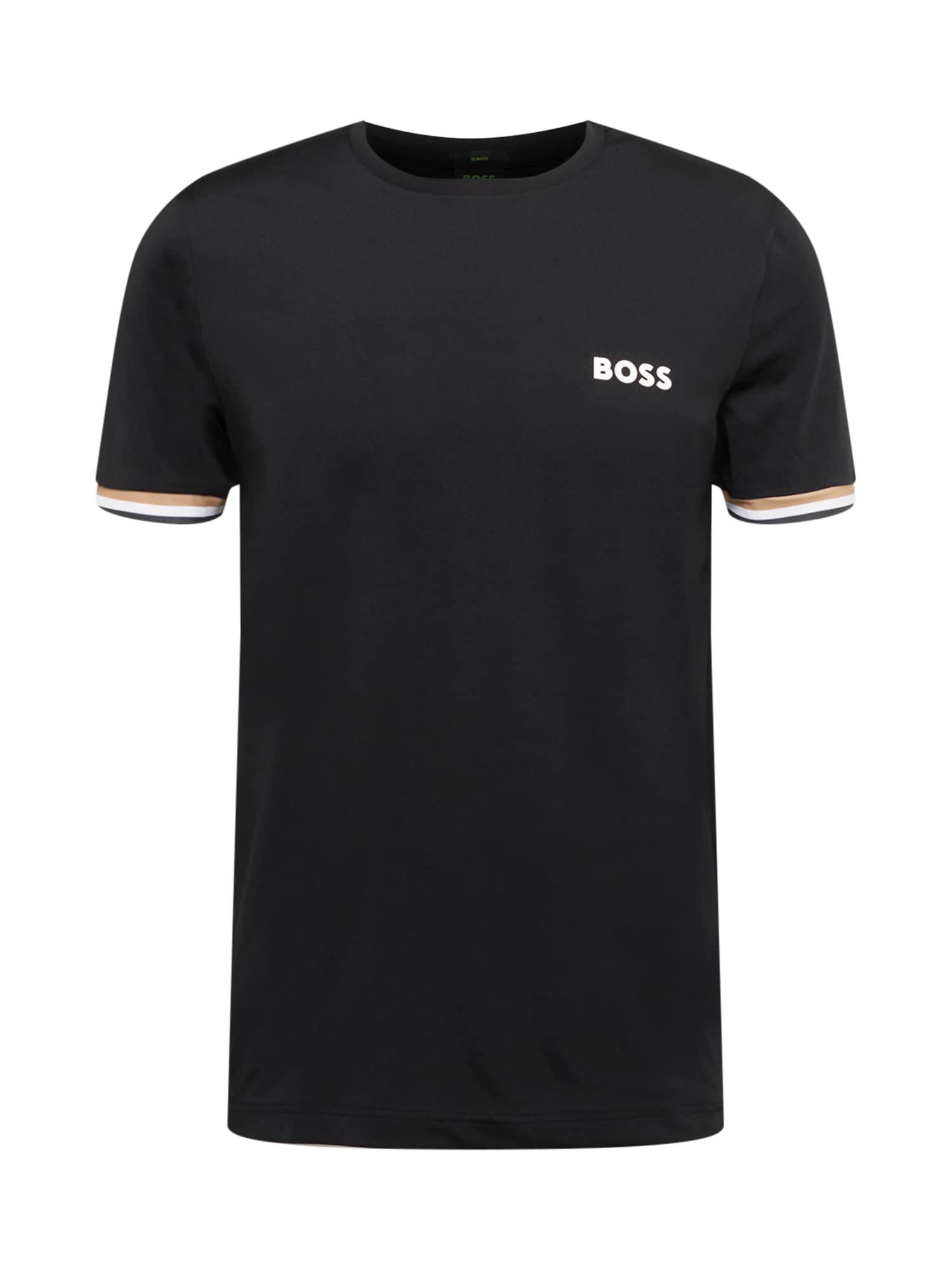 BOSS Green Camisa 'TEE MB 2'  nude / preto / branco