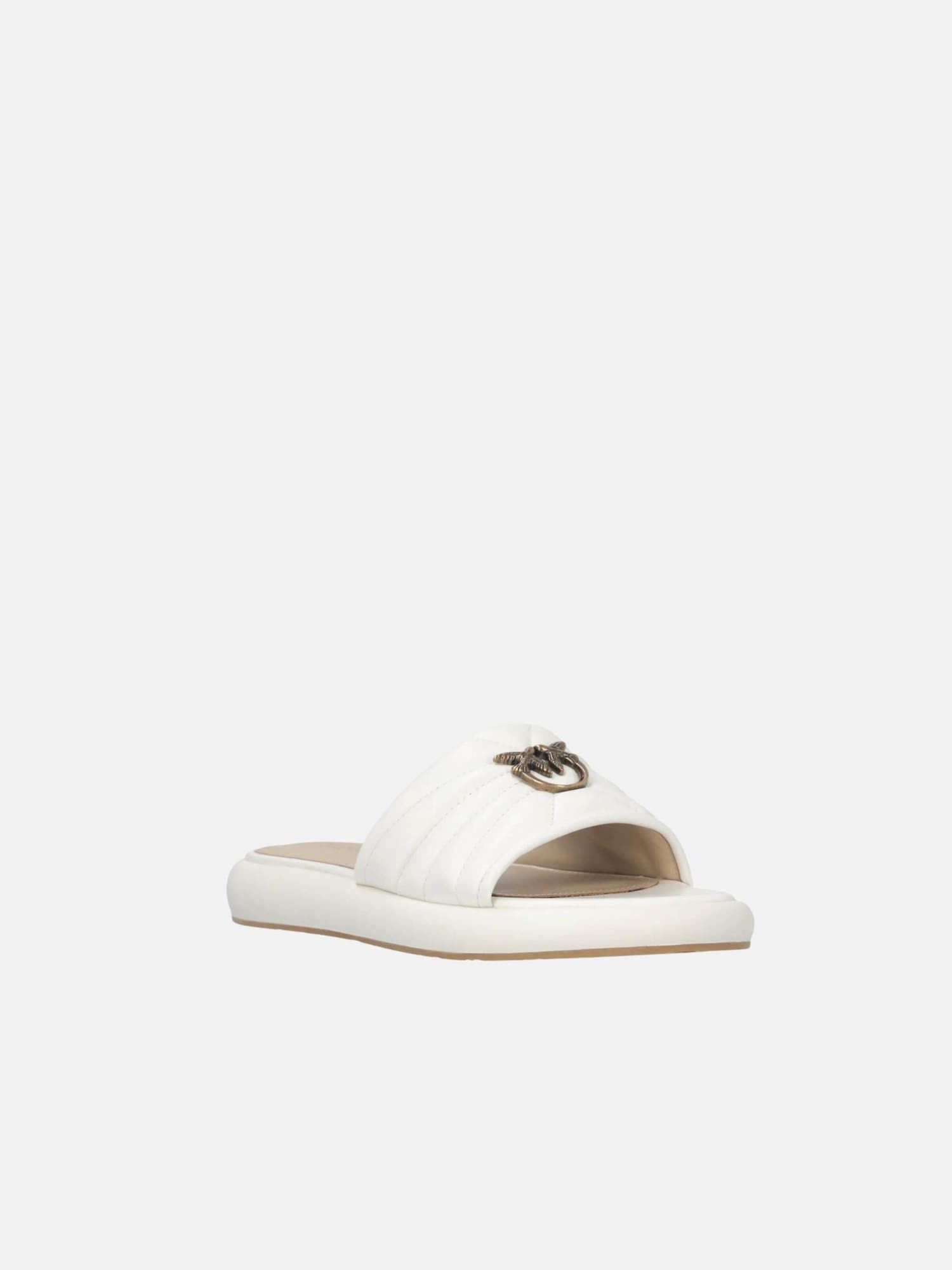 PINKO Zapatillas de casa 'PINKO FIONA 03 SLIPPER NAPPA Scarpe' blanco