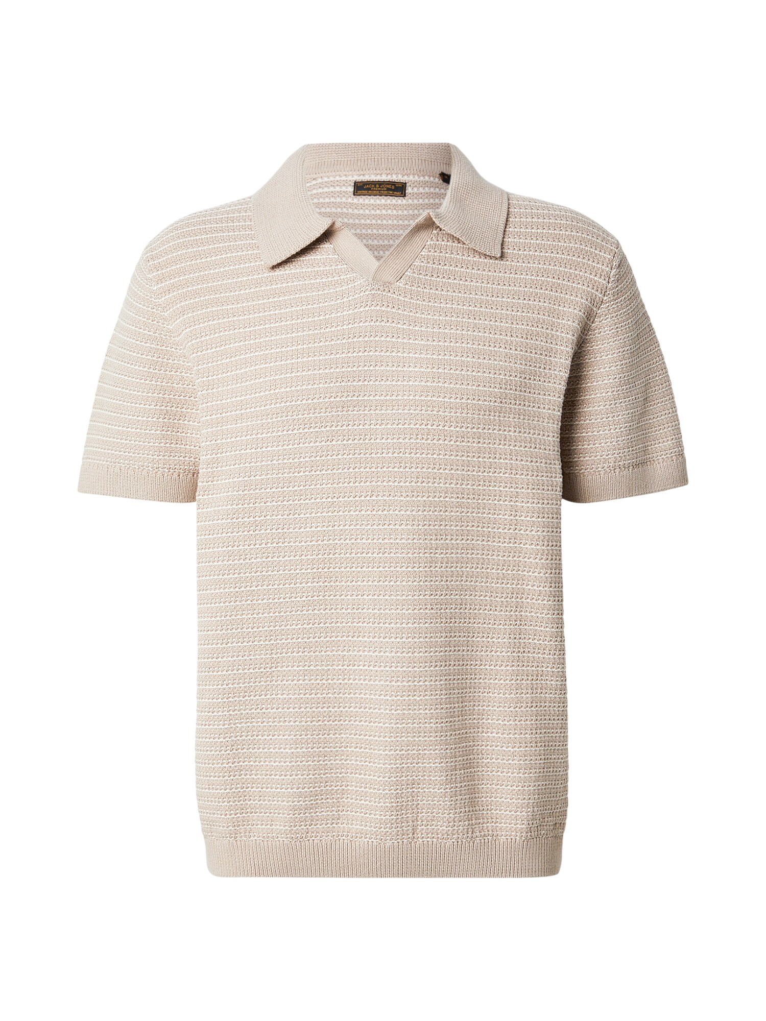 Jack & Jones Premium Pulover JPRBLUASHER  gri taupe / alb