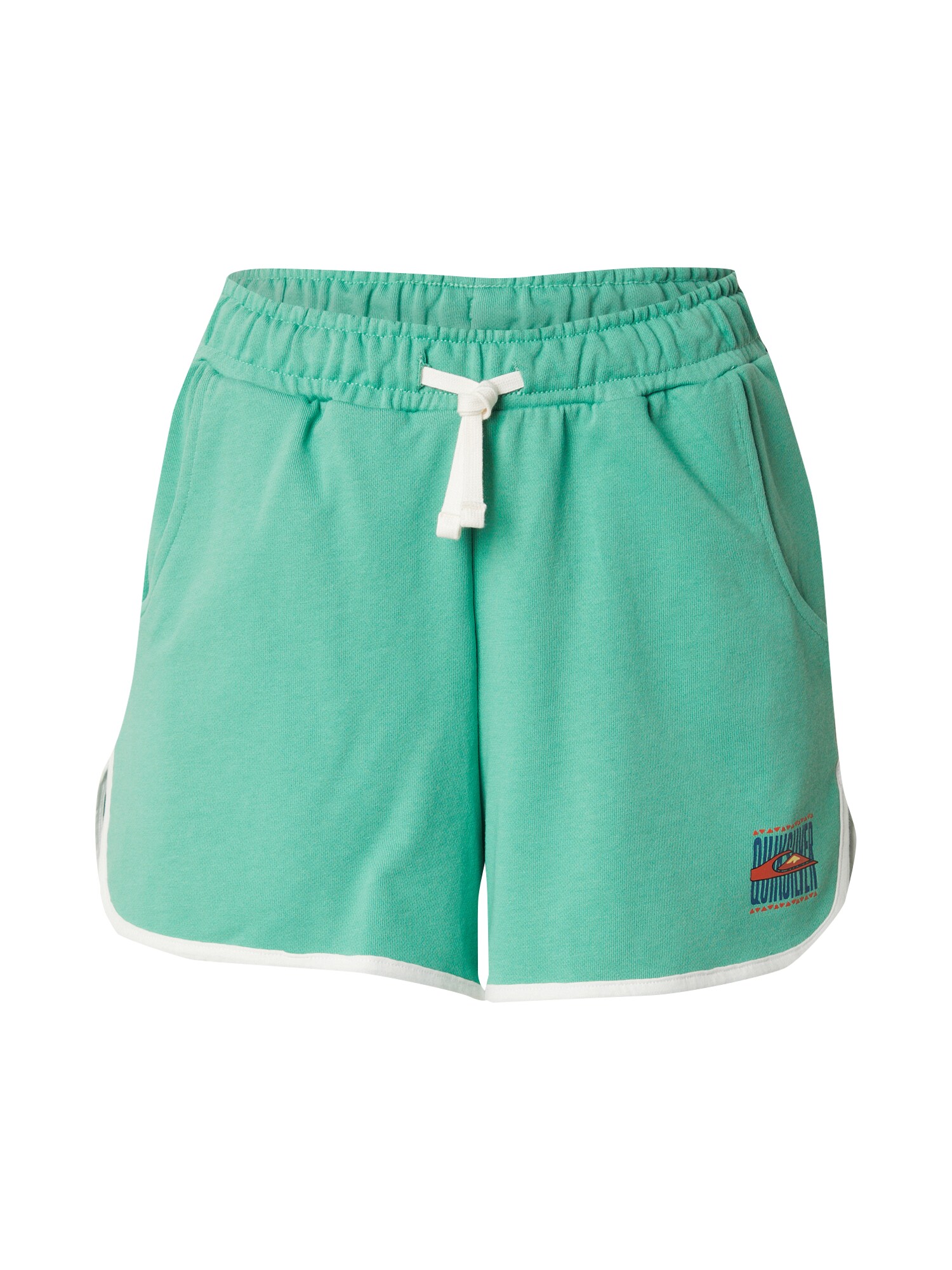 QUIKSILVER Nadrág 'WVOLLEYSHORT'  kék / zöld / narancs / fehér akciós termékkép 1