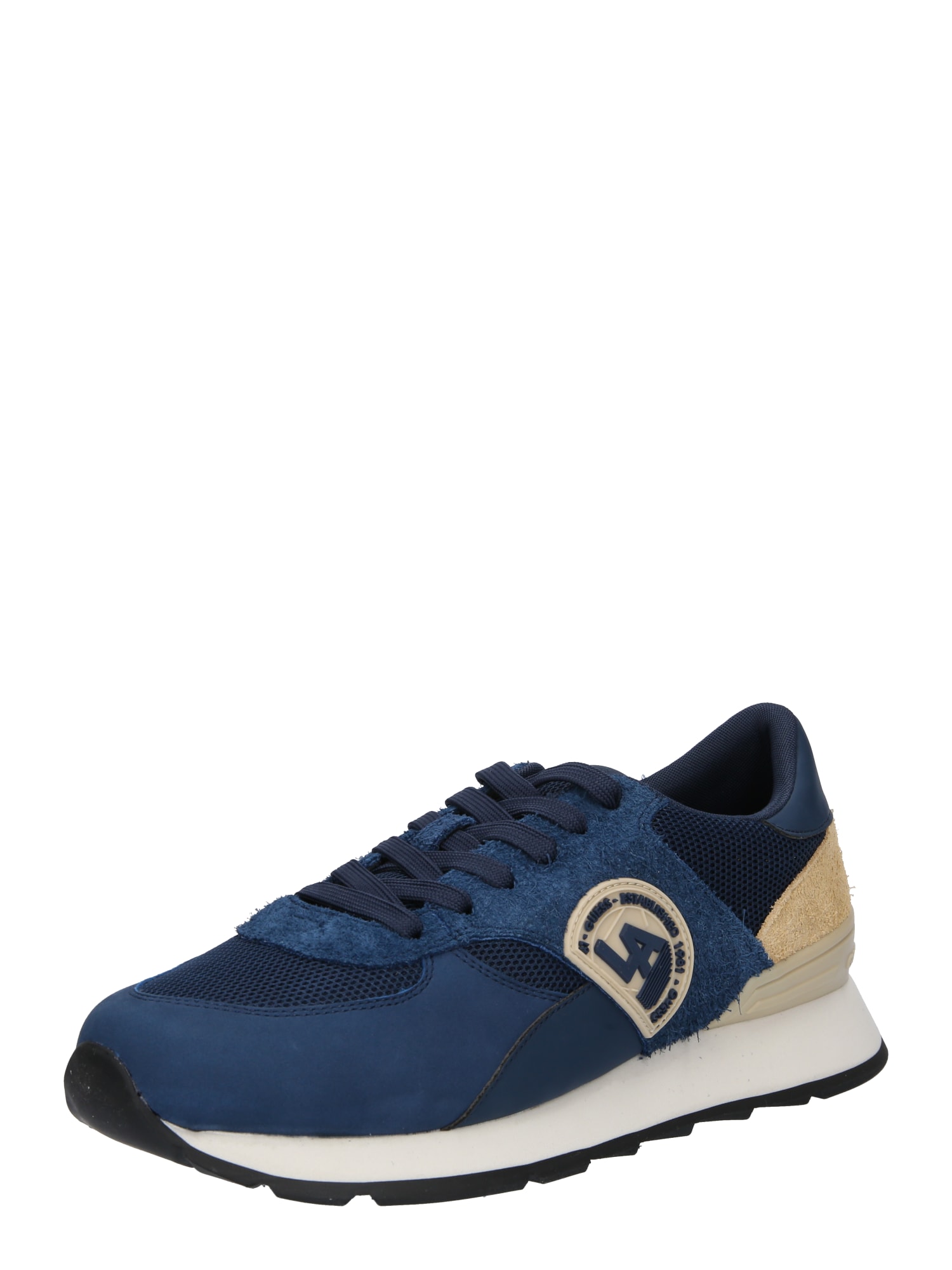 GUESS Sneaker low 'FANO'  nisipiu / albastru marin