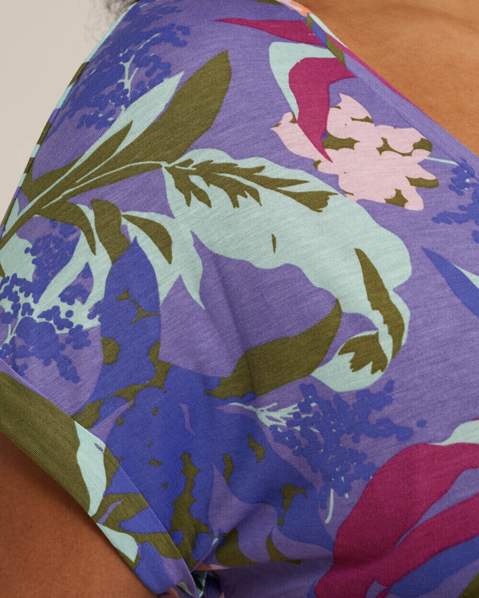 WE Fashion Póló  zöld / ibolyakék / levendula / fukszia / rózsaszín termék 2. képe