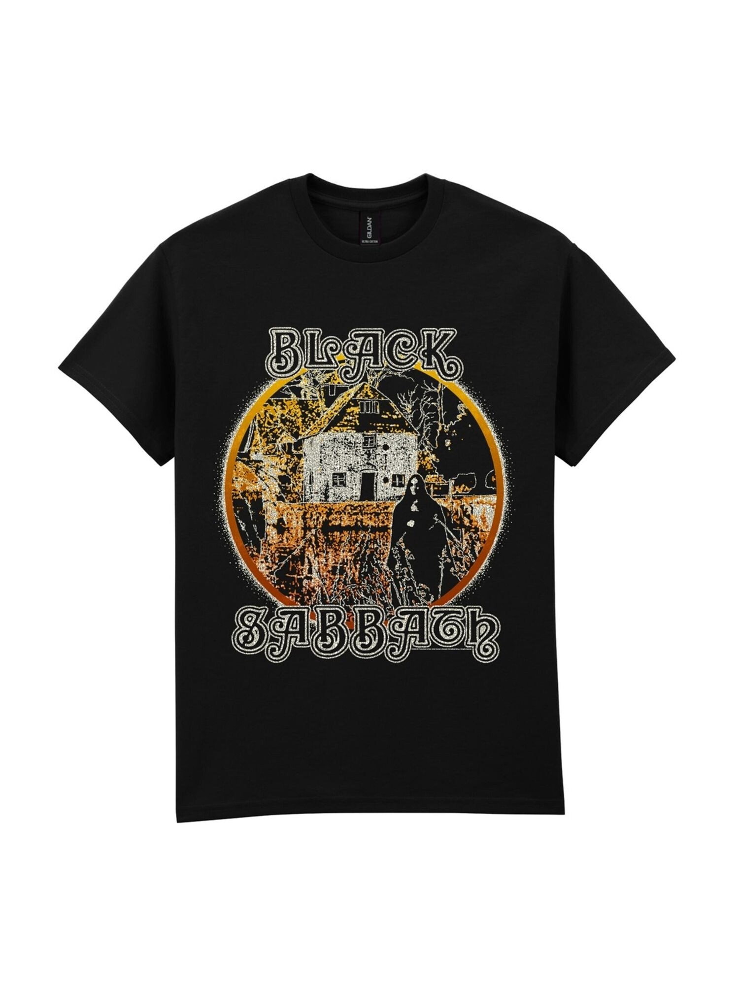 BLACK SABBATH Camiseta 'Black Sabbath Black Sabbath Debut Cracked T-Shirt' negro – imagen 1