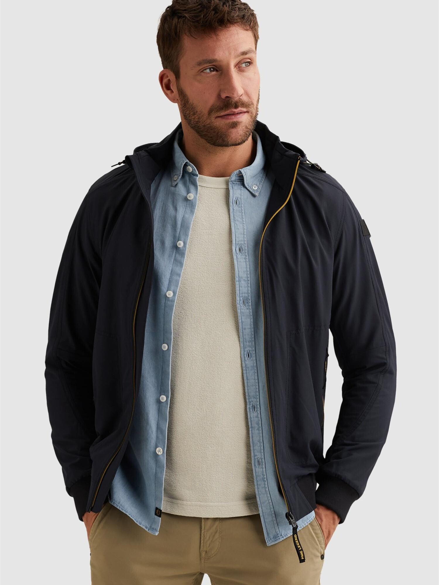 Pme Legend Tussenjas 'Stretch Flight Jacket' Donkerblauw