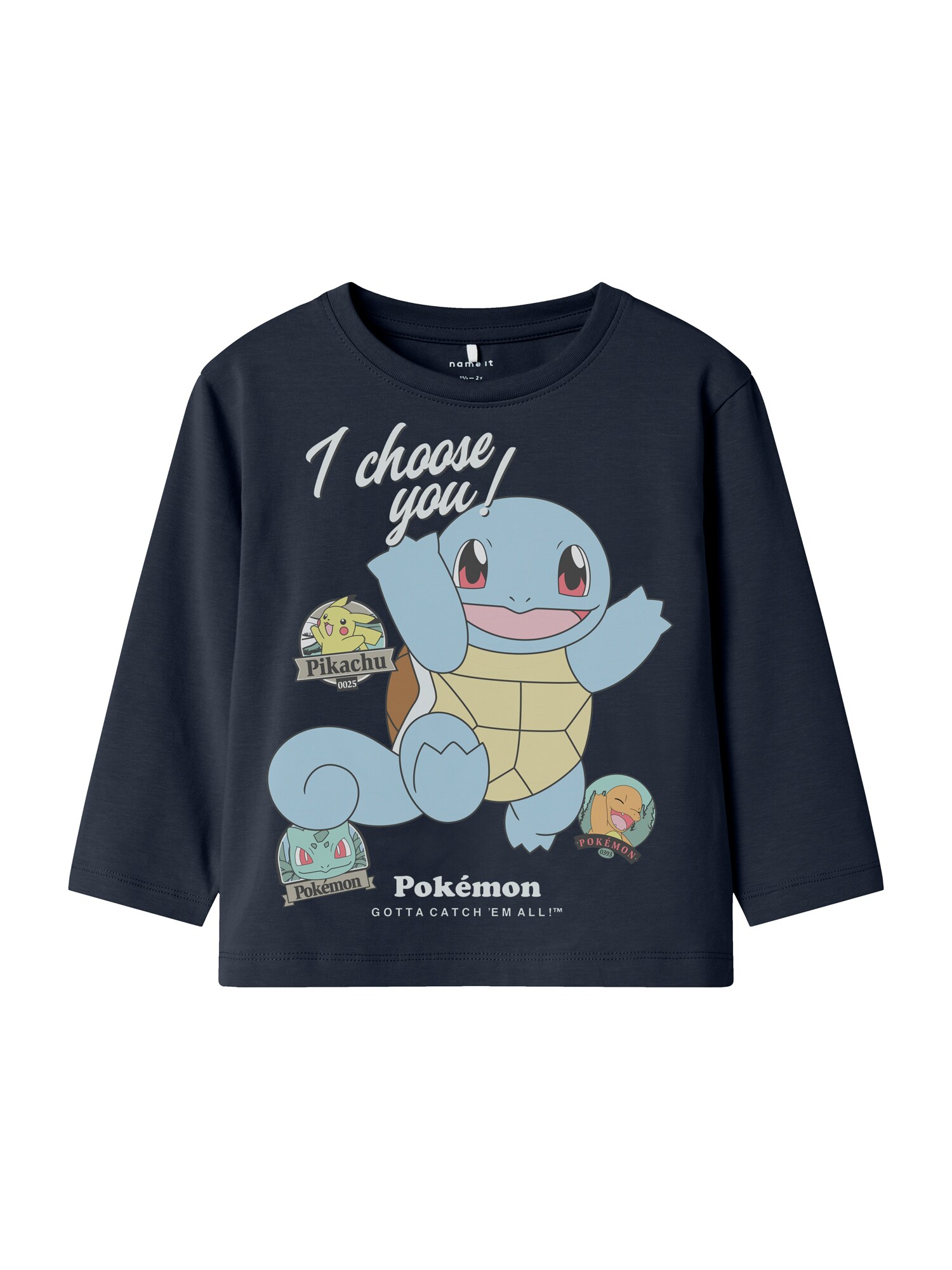 NAME IT Póló 'NMMJUMBO POKEMON'  világoskék / sötétkék / pasztellsárga / fehér akciós termékkép 1