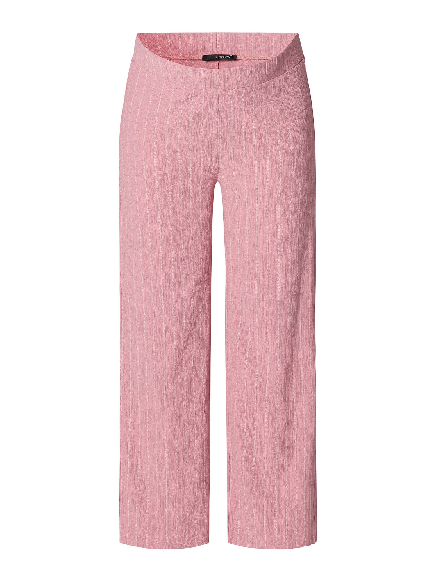 Supermom Pantaloni 'Fraser'  roz / alb
