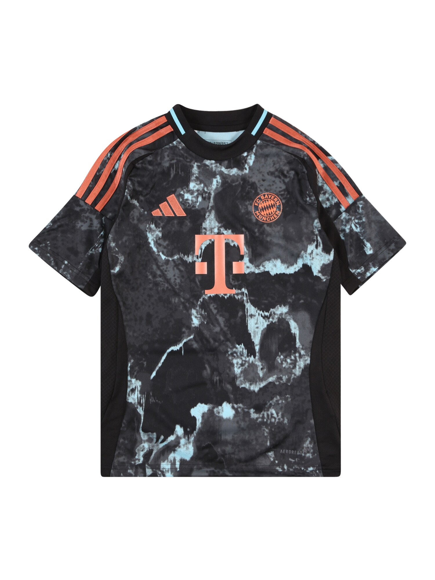 ADIDAS PERFORMANCE Funkčné tričko 'FC Bayern München Away 24-25'  mätová / oranžová / čierna