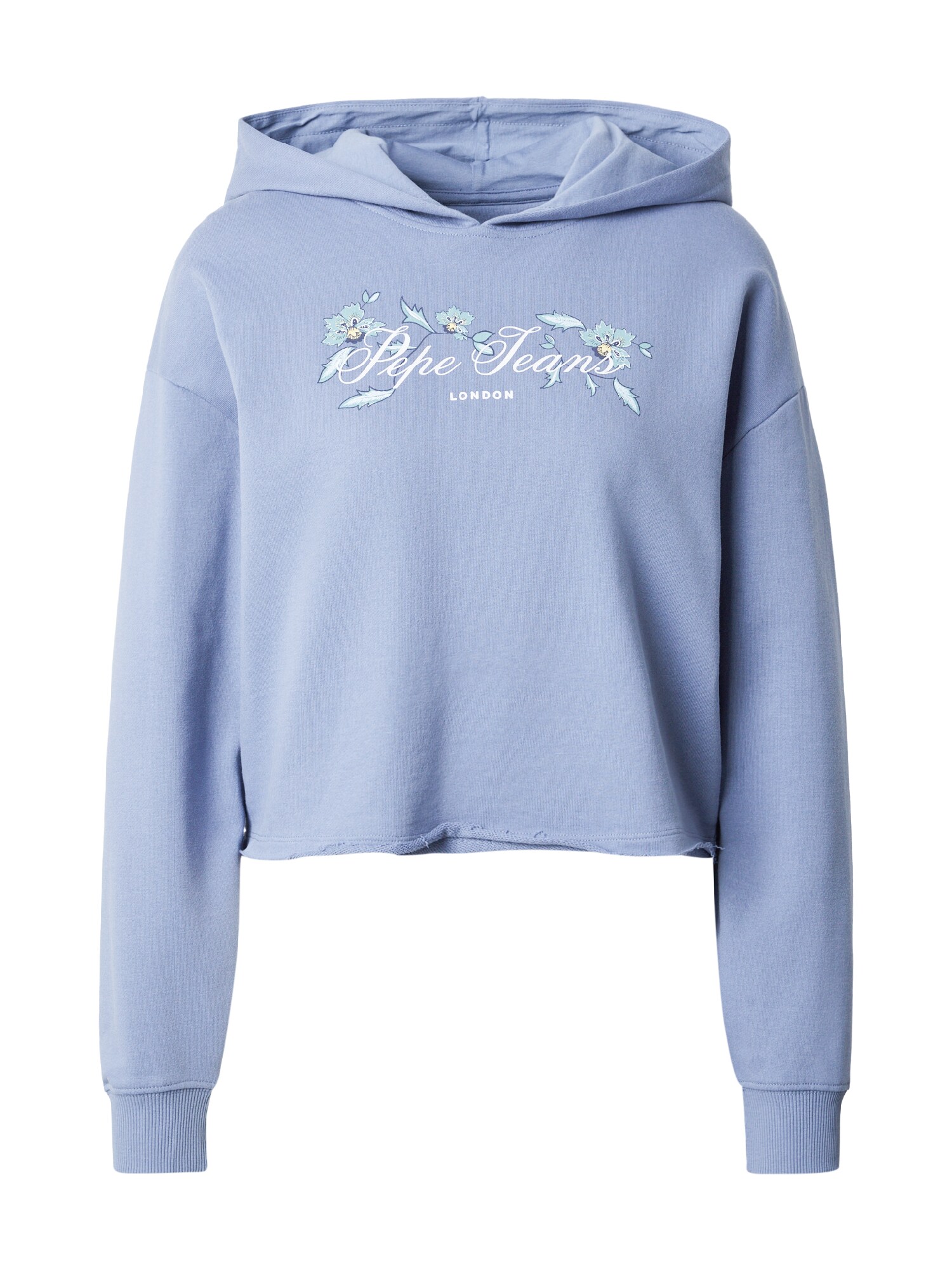 Pepe Jeans Mikina  azúrová / tmavomodrá / svetlozelená / biela