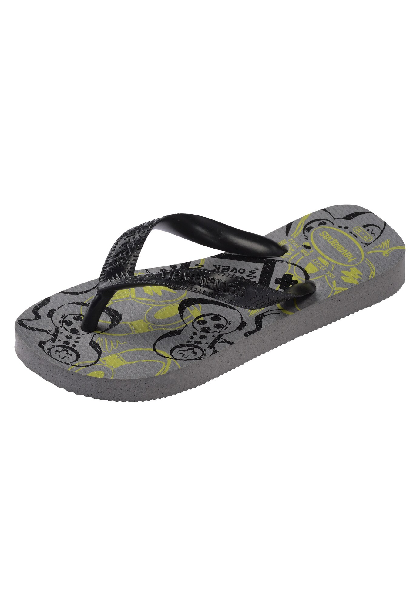 Havaianas Open Schoenen 'Athletic' Citroen / Grijs / Zwart