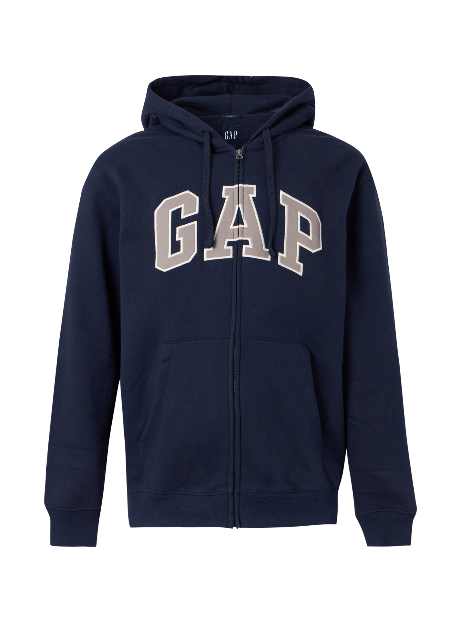 GAP Sweatjacka kräm / marinblå herr