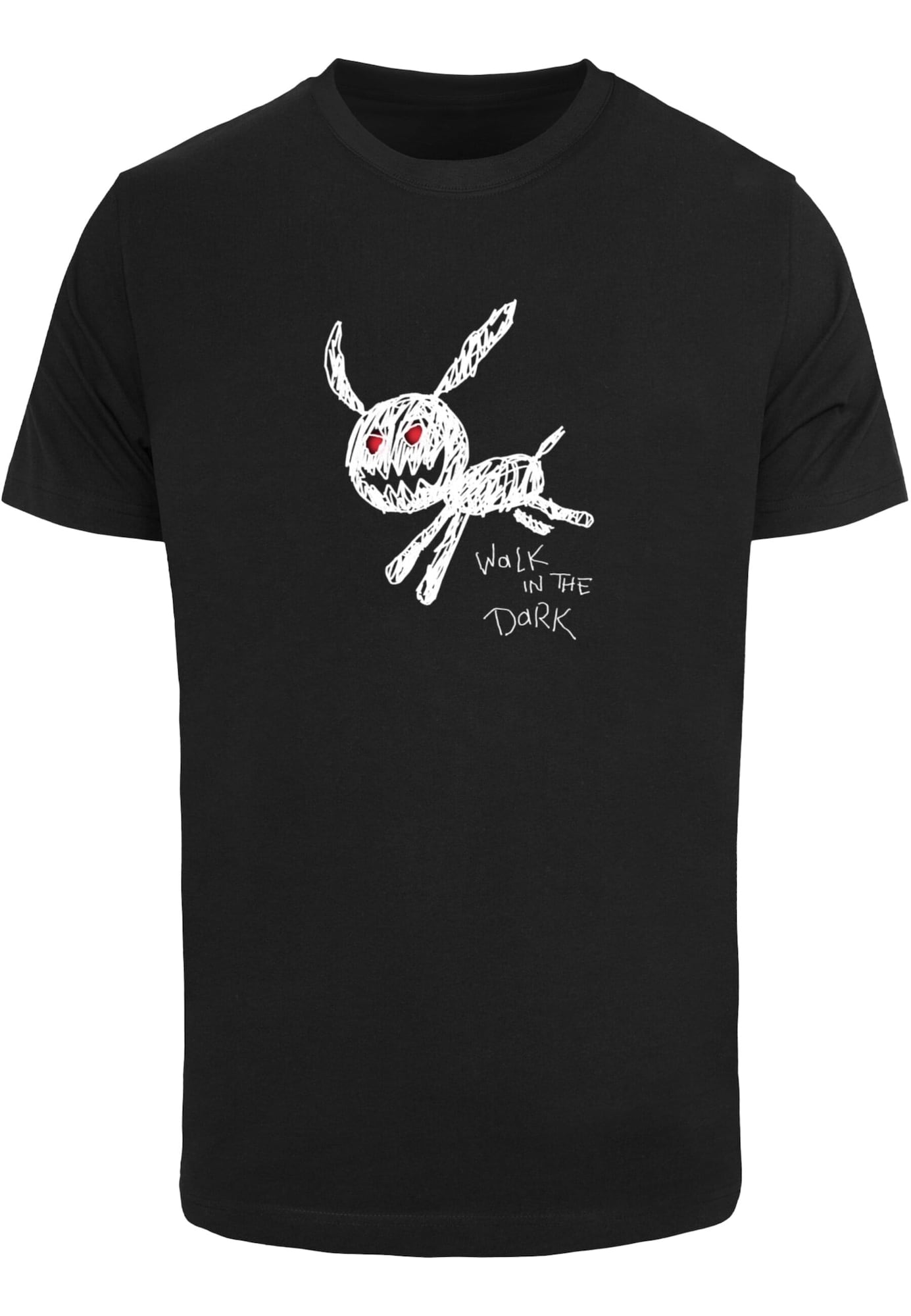Mister Tee Póló 'Walk In The Dark'  piros / fekete / fehér akciós termékkép 1