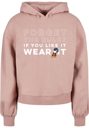 Merchcode Sweatshirt ‘Peanuts – If you like it wear it’ Blauw / Geel / Rosé / Rood / Wit