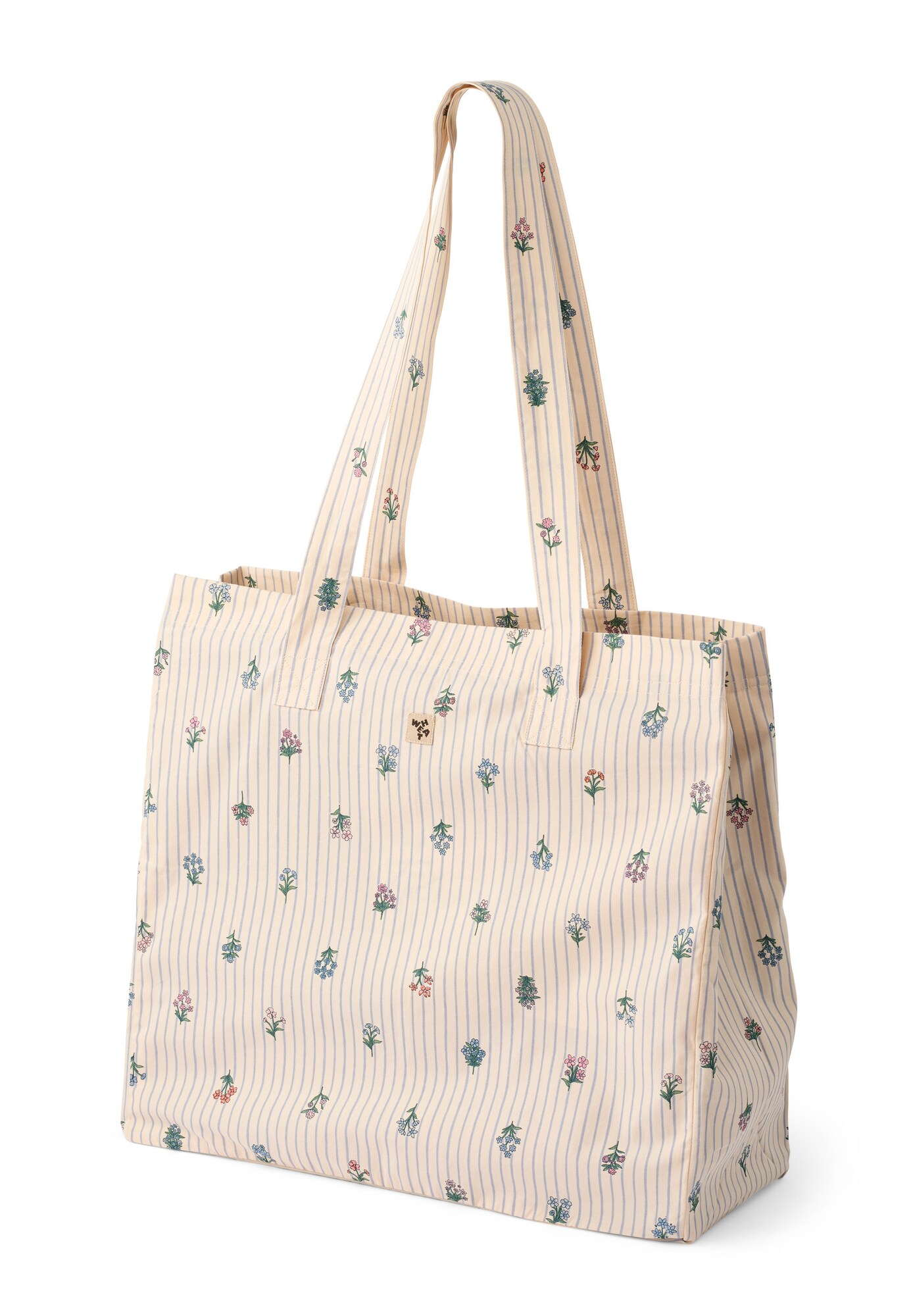 WHEAT Shopper 'Ville'  beige / blu / rosa