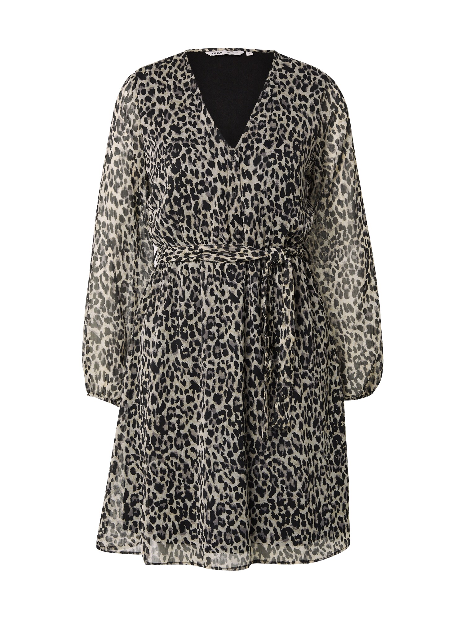 ONLY Rochie ONLCera  crem / gri închis / negru