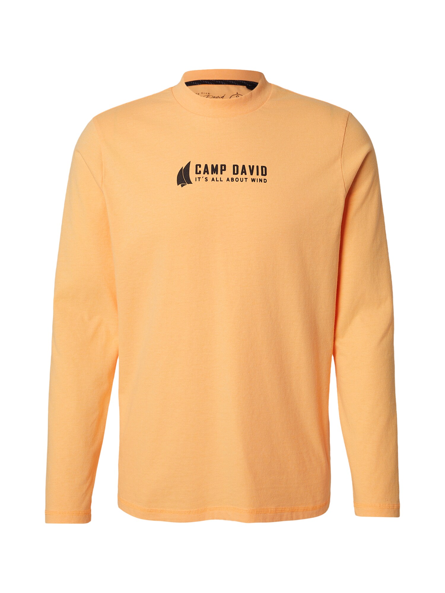 CAMP DAVID Marškinėliai  oranžinė / juoda