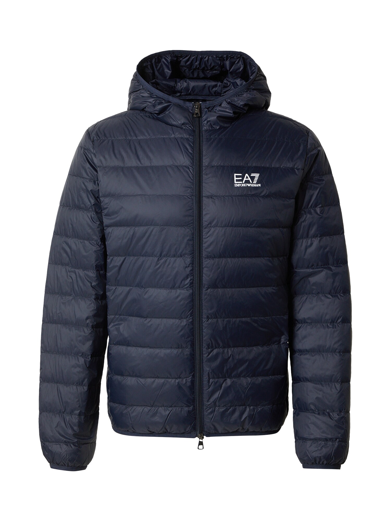 EA7 Emporio Armani Geacă de primăvară-toamnă  bleumarin / alb