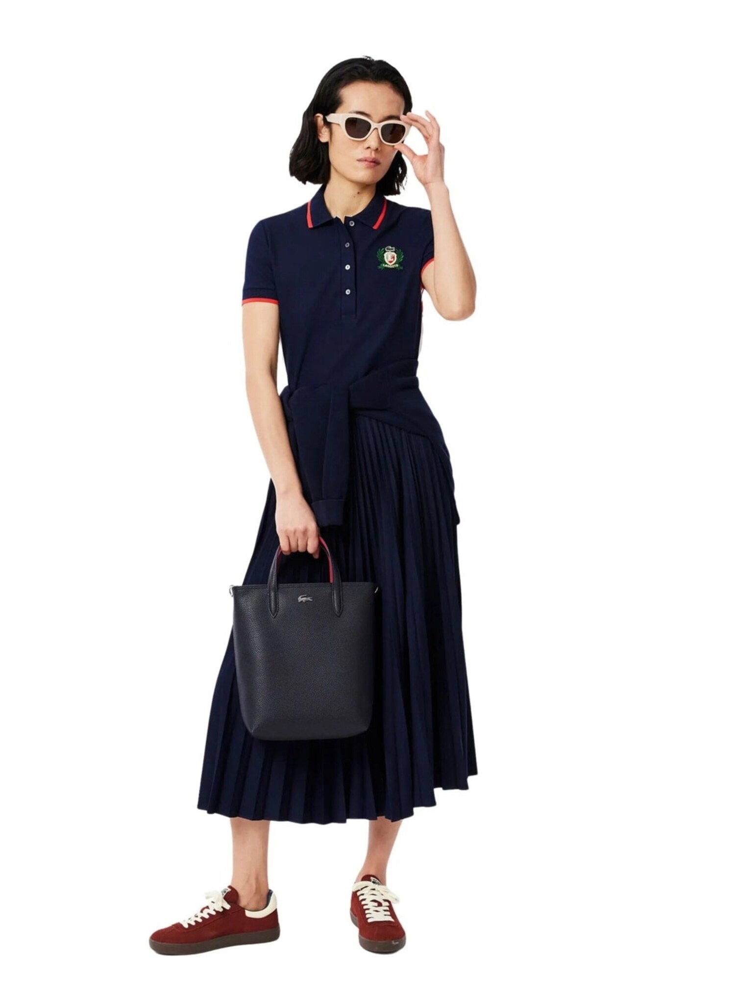 LACOSTE Shopper 'Anna' negro – imagen 2